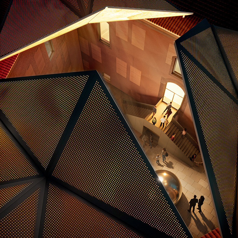 carlo ratti associati previews a kinetic canopy for modena’s former hospital - 2