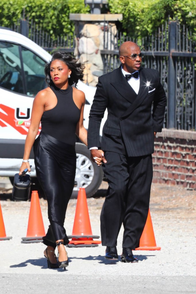 Chris and Jada Paul attends as Jordyn Woods and Karl-Anthony Towns tie the knot during an intimate, star-studded wedding ceremony in Malibu, California. 