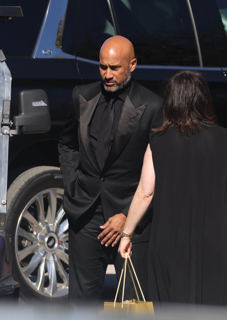 Keegan-Michael Key attends as Jordyn Woods and Karl-Anthony Towns tie the knot during an intimate, star-studded wedding ceremony in Malibu, California. 