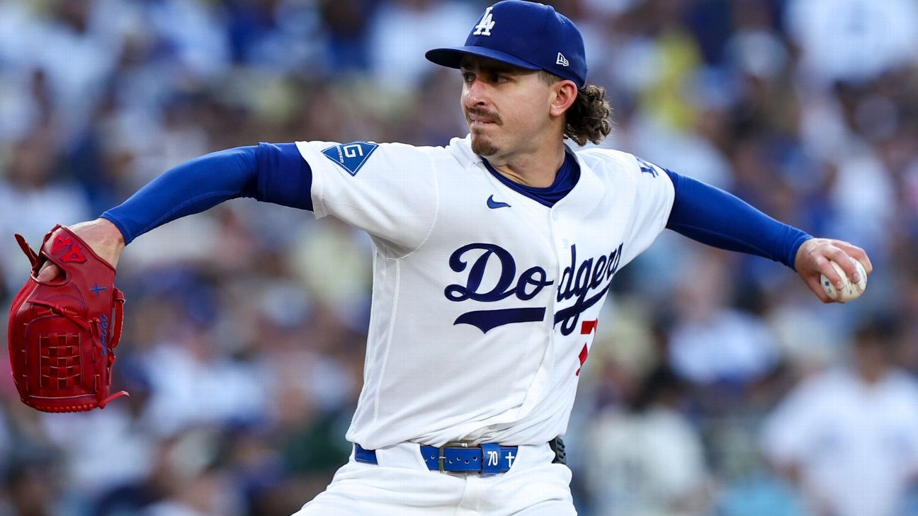 Los Angeles Dodgers place Justin Wrobleski on injured list