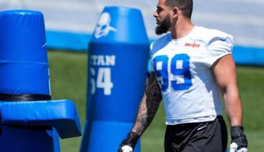 Lions training camp injury report: 2 EDGEs miss practice