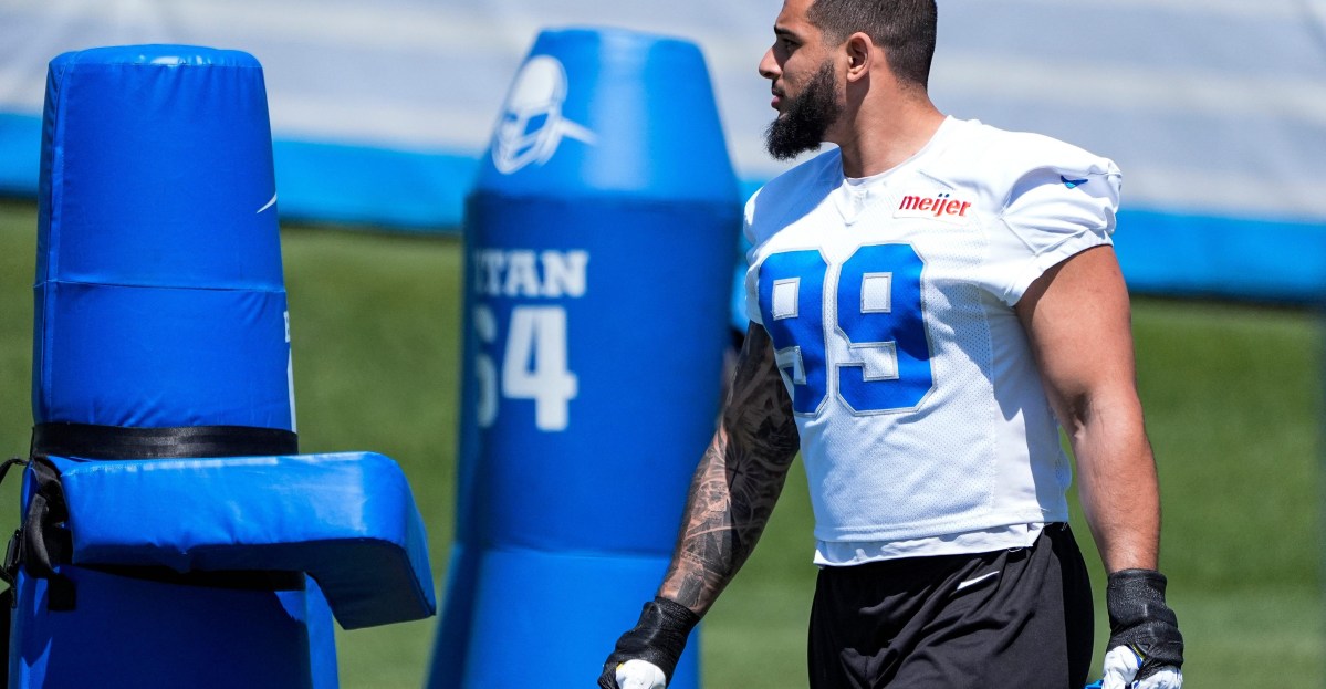 Lions training camp injury report: 2 EDGEs miss practice