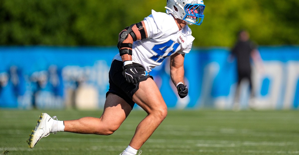 Jimmy Rolder injury update: Detroit Lions rookie LB out ‘a while’