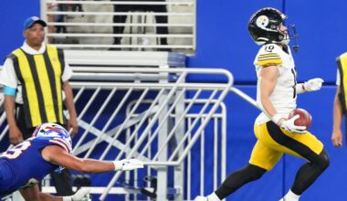 Kaden Wetjen makes splash play, Steelers close preseason with loss to Bills