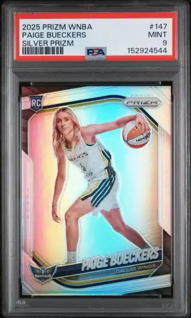 2025 Prizm WNBA Rookie Variation Silver Prizm Paige Bueckers #147