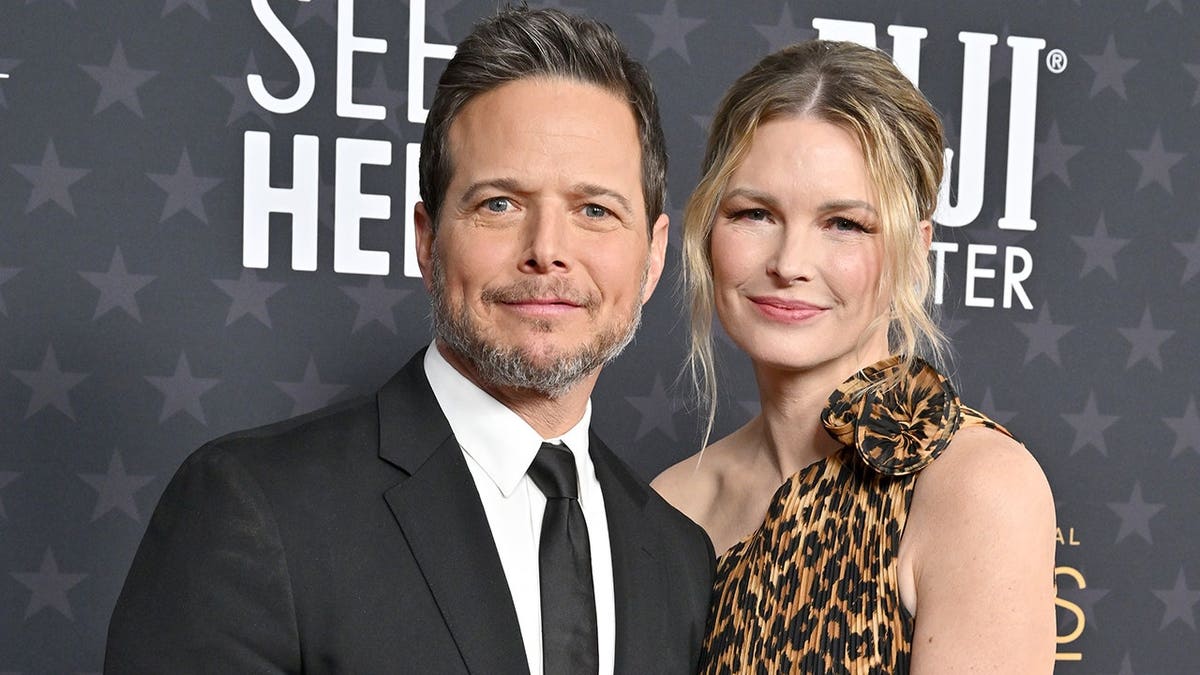 Scott Wolf and Kelley Wolf attend the Critics Choice Awards in Los Angeles.