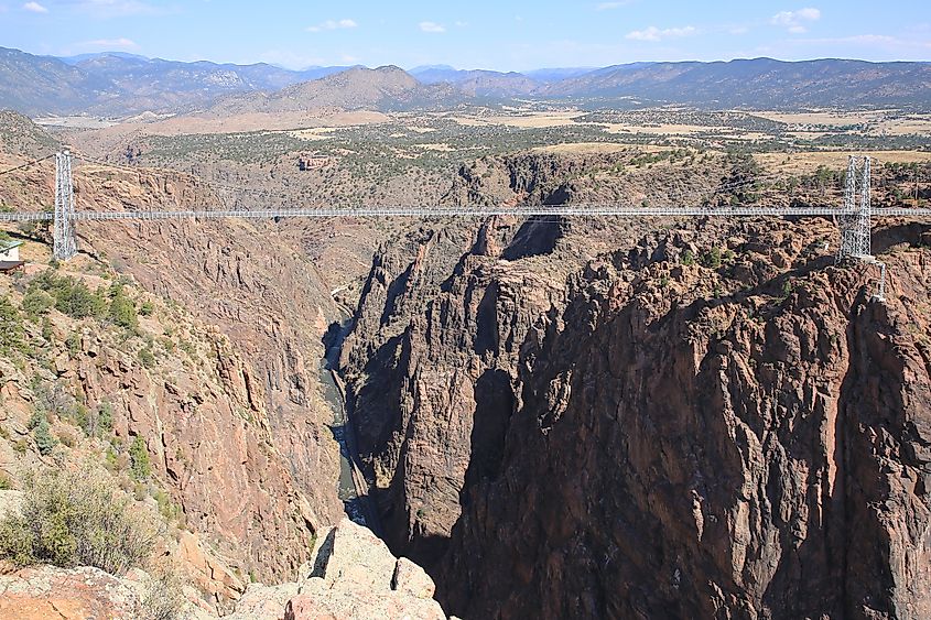 The Royal Gorge Bridge in Colorado