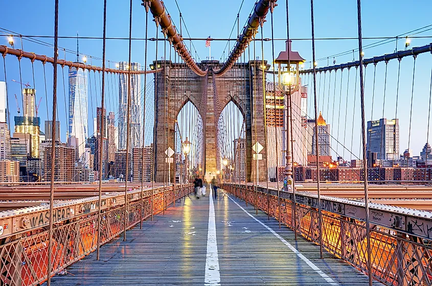 The Brooklyn Bridge in New York