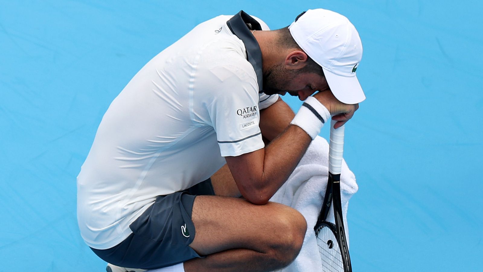Novak Djokovic struggled with the heat during his second-round defeat to Thiago Agustin Tirante at the 2026 Cincinnati Open