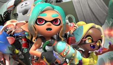 Splatoon characters are ready for battle.