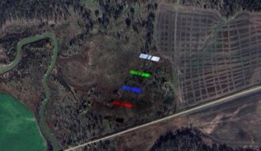 Spotted! A Starlink satellite passing by while a Pléiades satellite was imaging an area north of Dallas, Texas