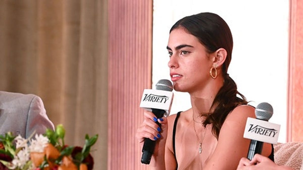 Swell Ariel Or speaks onstage during Variety Hollywood & Antisemitism Summit Presented by The Margaret & Daniel Loeb Foundation and Shine A Light Foundation at 1 Hotel West Hollywood on October 18, 2023 in West Hollywood, California.