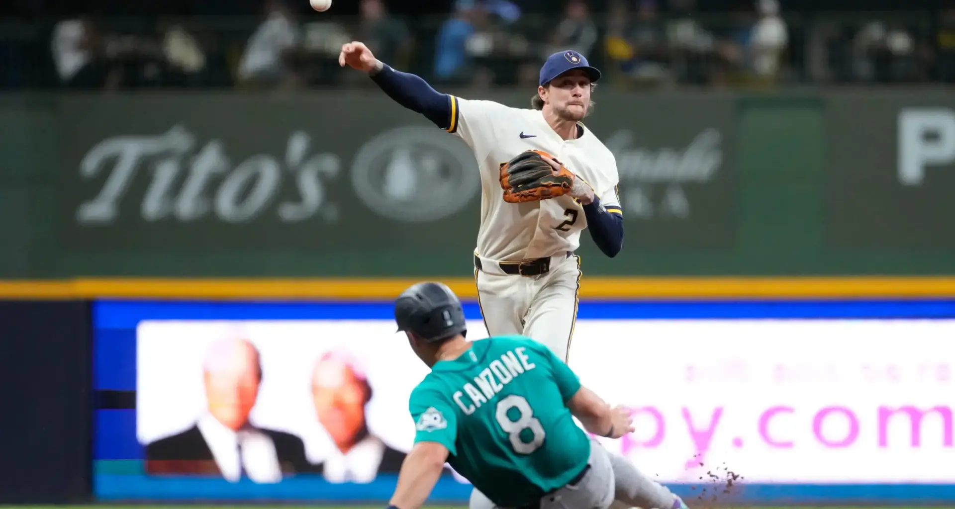Mariners bounce back from humiliating loss, pound Dustin May early to beat Brewers 7-5