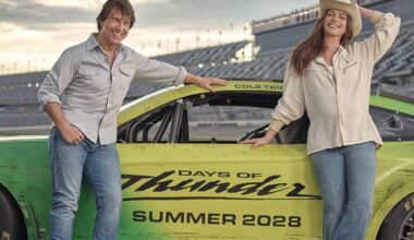 Tom Cruise announces Days of Thunder sequel to release in 2028, co-starring Anne Hathaway