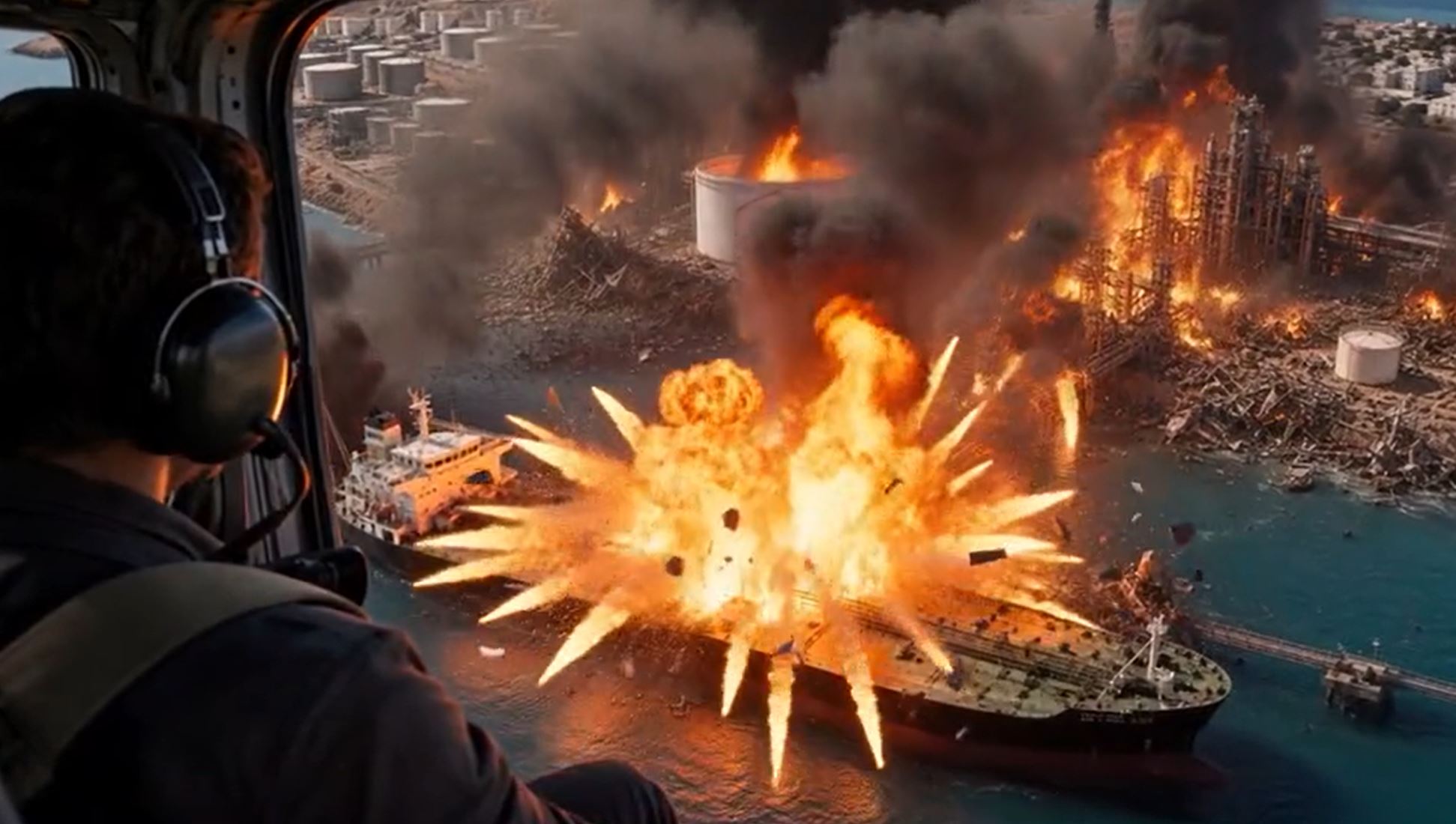 President Donald Trump pisted an AI video of a mock attack on Iran’s Kharg Island that looked very real on Monday
