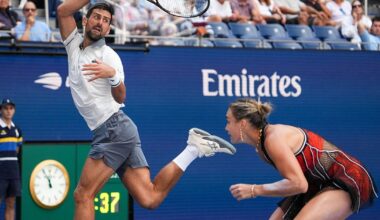 U.S. Open mixed doubles live updates: Latest as Djokovic, Sabalenka lose in first-round tiebreak
