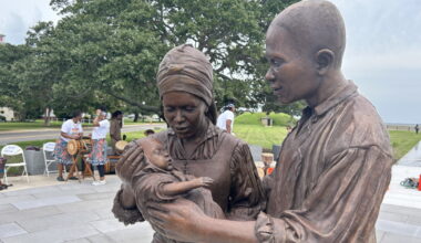 New sculpture at Fort Monroe honors Virginia's first African American family