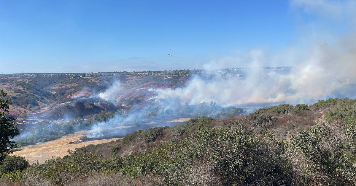 Sorrento Valley Fire now 25% contained, evacuation warnings lifted