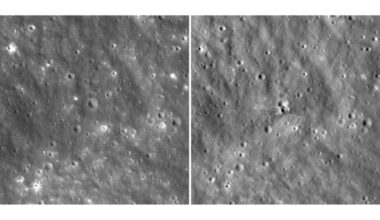 New images show moon crater carved by SpaceX rocket