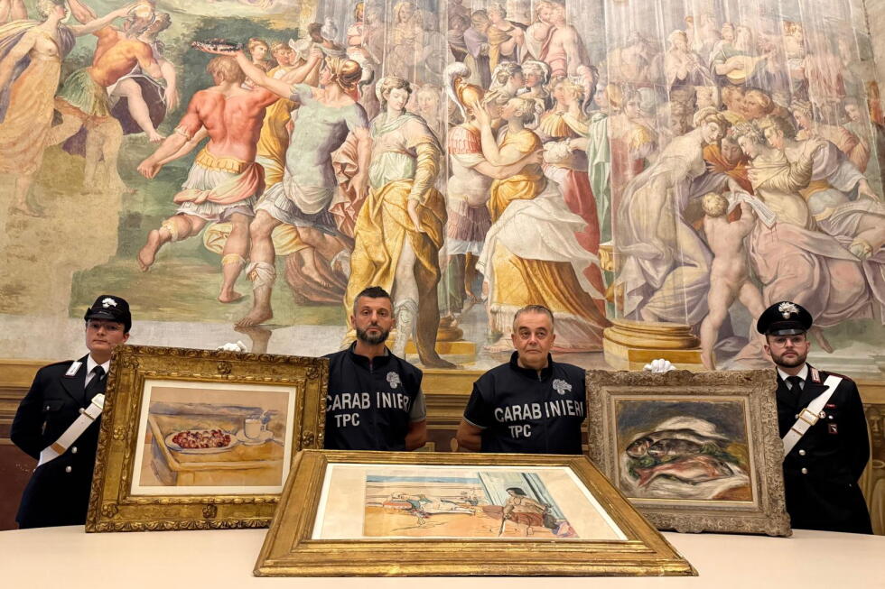 Italian police recover stolen Renoir, Cézanne and Matisse artworks worth millions