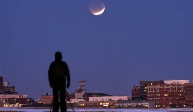Near-total lunar eclipse will be most visible from the Americas