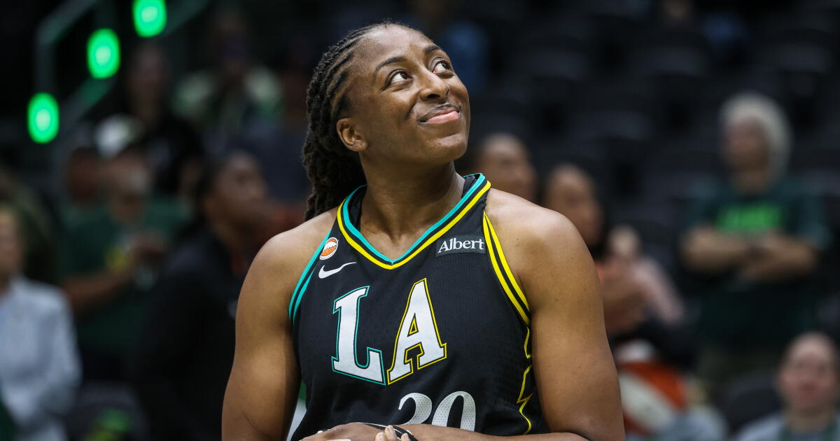 Nneka Ogwumike and Rae Burrell lead Sparks to win over Storm