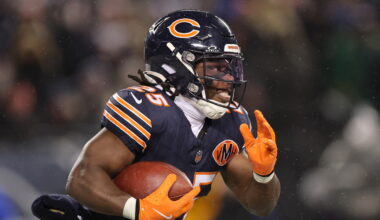 Report: Kyle Monangai to have MRI on knee, Bears believe he avoided serious injury