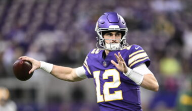 Vikings fourth-string QB Max Brosmer has a right thumb injury
