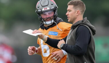 What happens with the Bucs and Baker Mayfield in 2027?