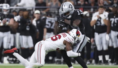 Raiders sixth-round rookie receiver Malik Benson earning first-team reps