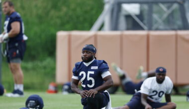 Report: Bears RB Kyle Monangai will miss weeks with a hyperextended knee