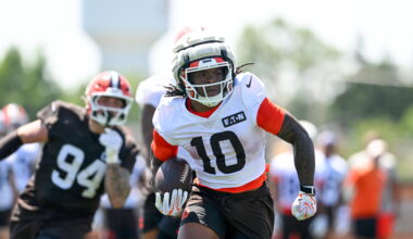 Quinshon Judkins is not practicing on Wednesday