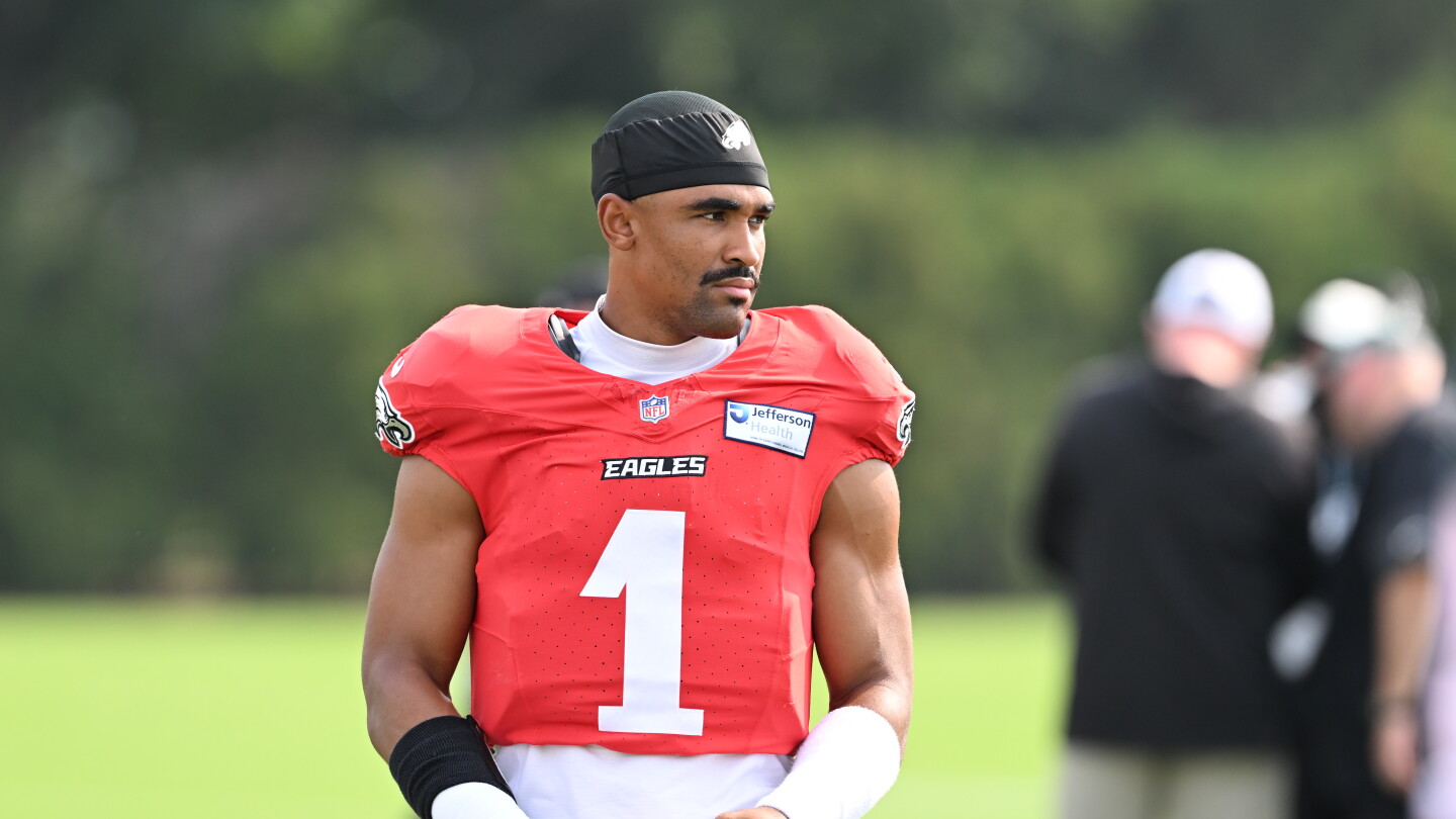 Eagles' social-media team highlights a Jalen Hurts interception