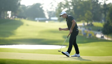 2026 Tour Championship: Viktor Hovland surges to lead with slew of challengers behind him