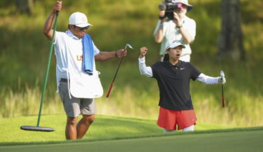 Maggie Ma, 14, holes dramatic bunker shot to keep bid for U.S. Women's Amateur history alive