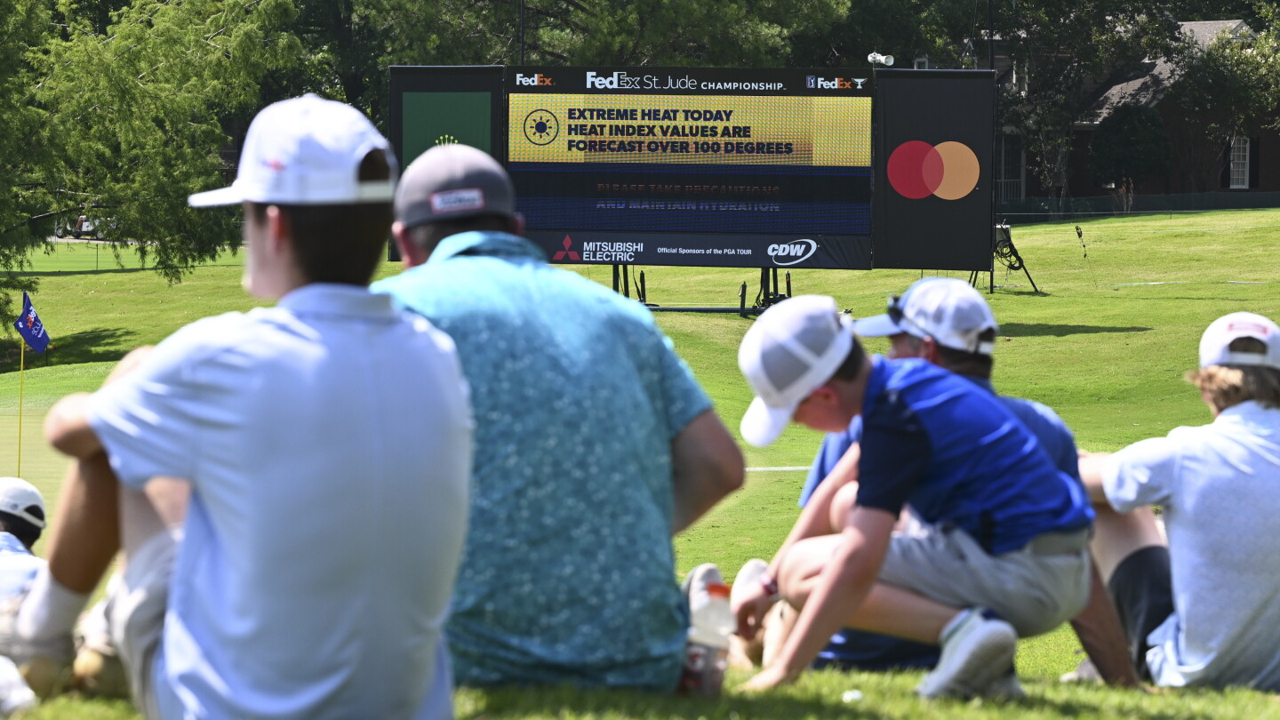 Extreme heat a big factor this week in Memphis and for the future Tour schedule