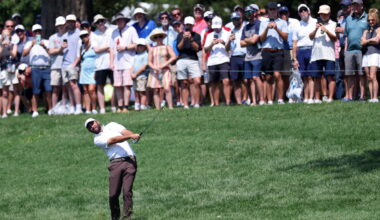 2026 BMW Championship: Scottie Scheffler rebounds on back nine to card 65 at Bellerive