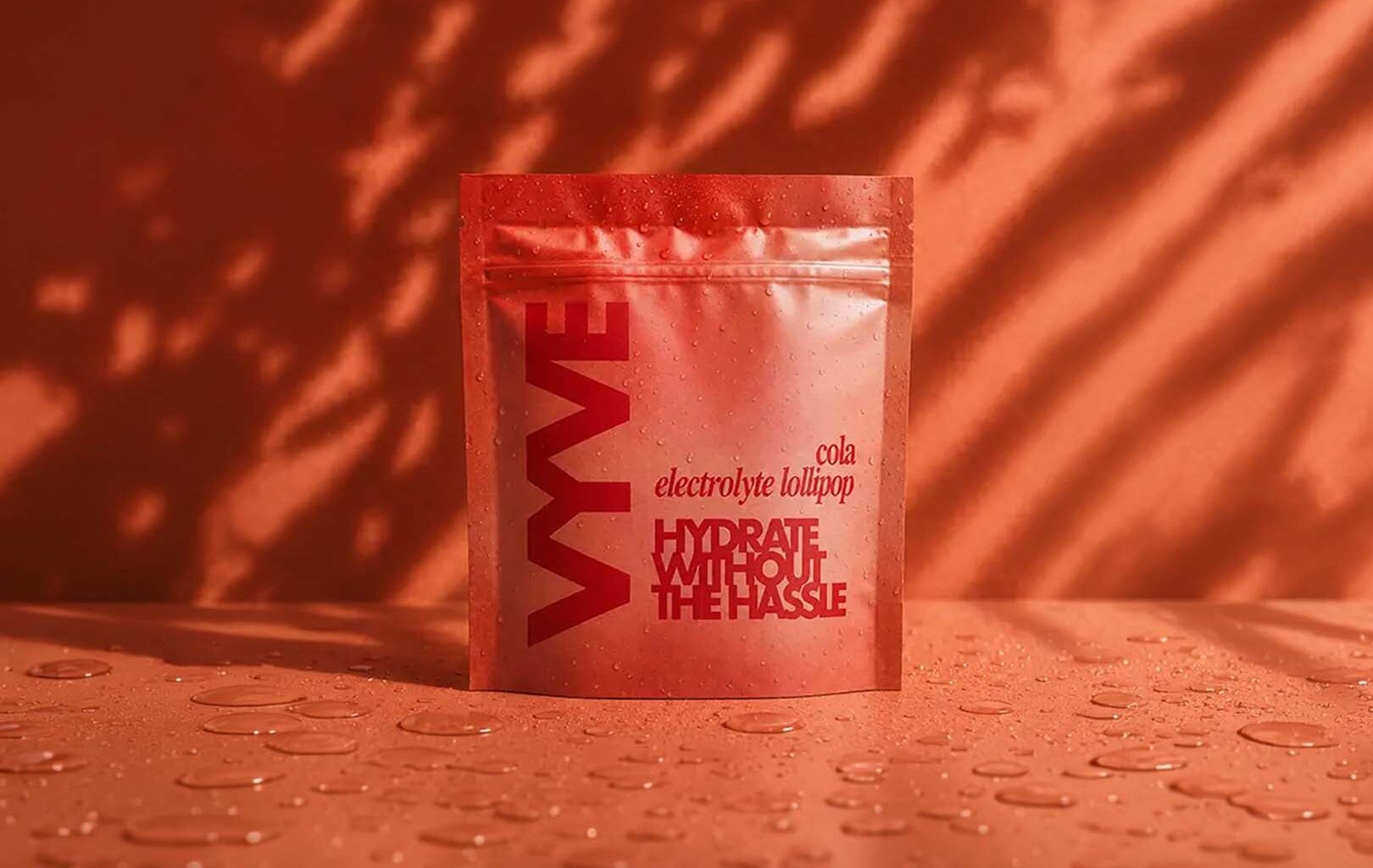 Vyve delivers electrolytes and hydration in a tasty lollipop