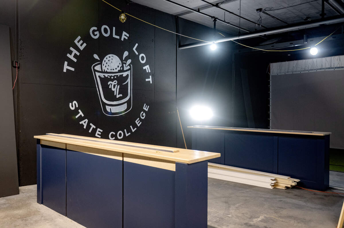The Golf Loft, which will feature 10 golf simulators and a restaurant, continues construction on Wednesday, Sept. 2, 2026.