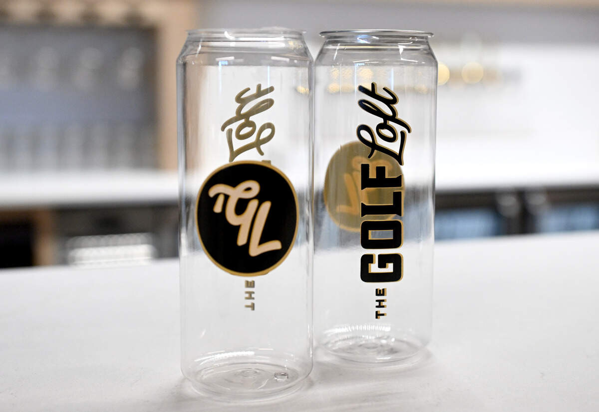 Three made-to-order cocktails will be made in a Golf Loft plastic can, the Transfusion, John Daly and Water Hazard.