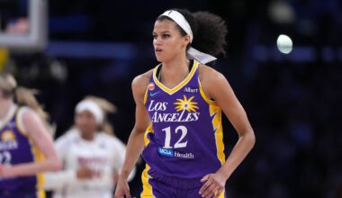 LA Sparks forward Cameron Brink