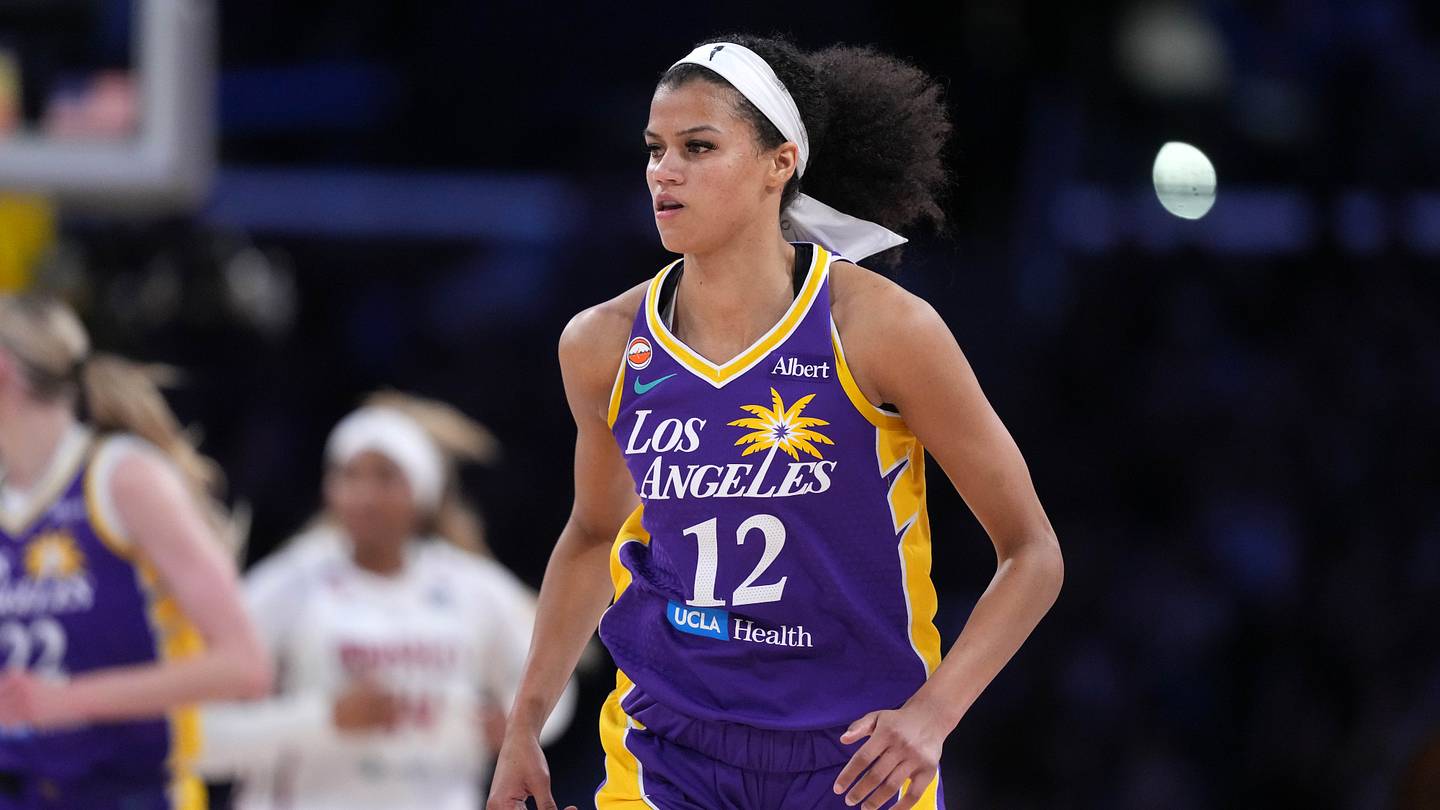 LA Sparks forward Cameron Brink
