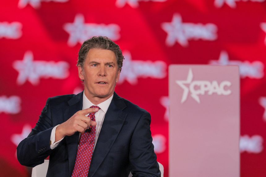 Bo French, Republican candidate for the Texas Railroad Commission, pictured at March's Conservative Political Action Conference in Grapevine, Texas.