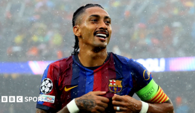 Barcelona 5-1 Feyenoord: Ruthless Raphinha inspires Champions League rout