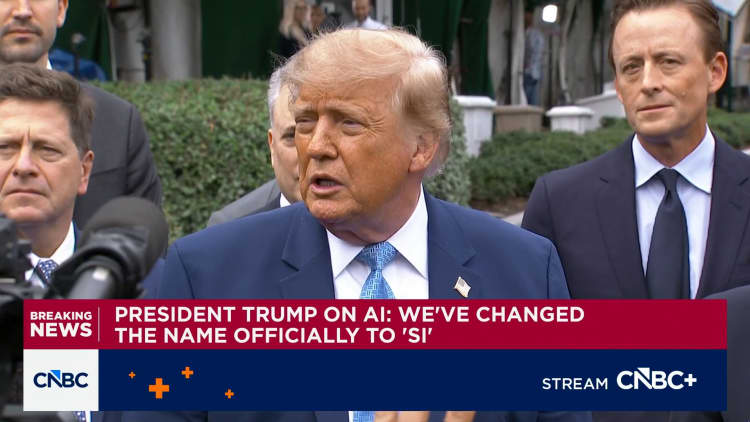 Pres. Trump on AI: Accord signed today is 'morally binding'