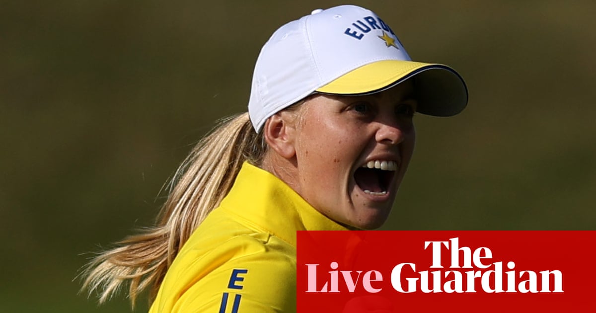 Solheim Cup golf 2026: Europe v USA, day two foursomes – live | Solheim Cup