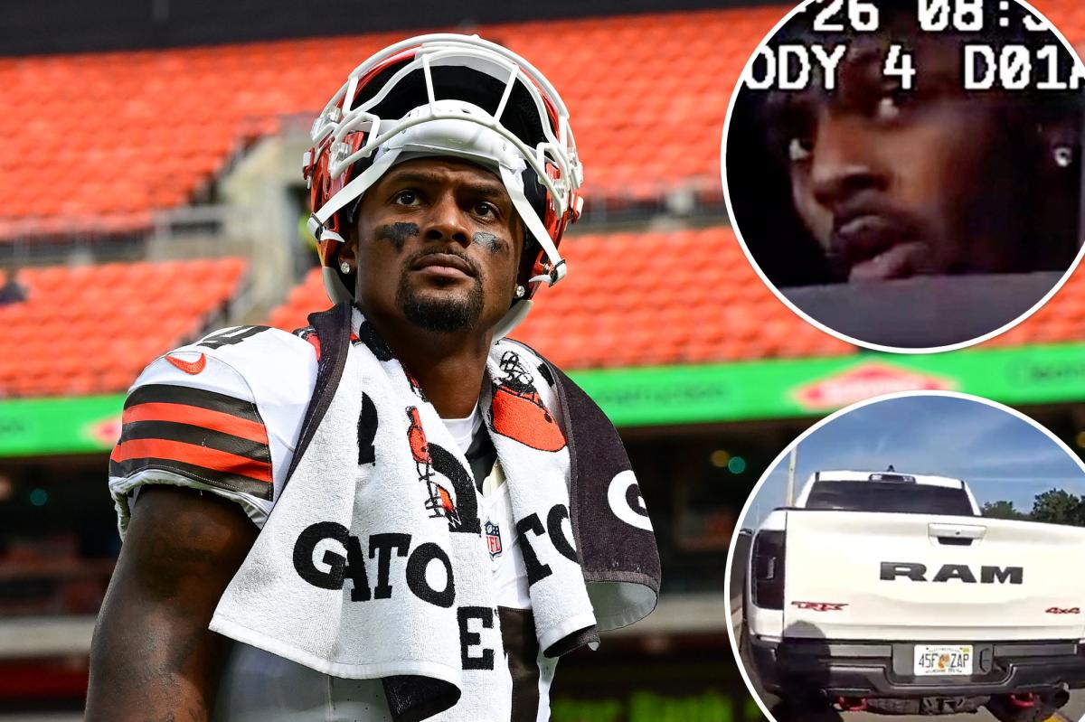 Browns quarterback Deshaun Watson's speeding bust bodycam released
