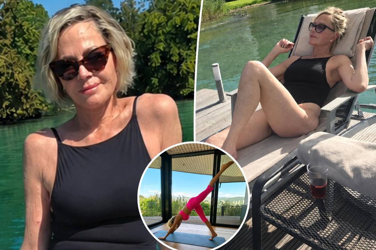 Melanie Griffith, 69, rocks black swimsuit and shows off impressive yoga pose during 'health reset'