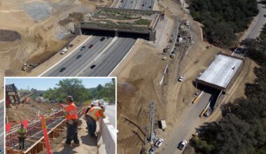 LA’s Annenberg Wildlife Crossing looks unready for December opening