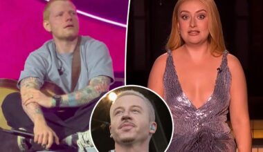 Comedian roasts 'red-headed puppet' Ed Sheeran on 'SNL UK' after Macklemore drama